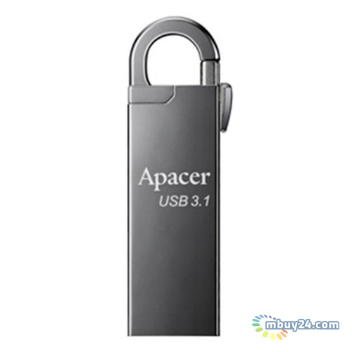 Флеш-накопичувач Apacer 64 GB AH15A USB 3.1 Ashy (AP64GAH15AA-1) фото №1
