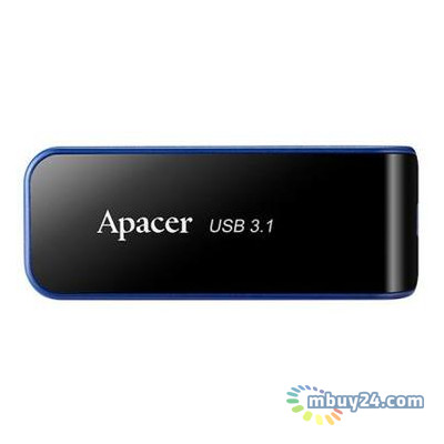 Флеш-накопичувач Apacer 64GB AH356 Black USB 3.0 (AP64GAH356B-1) фото №1
