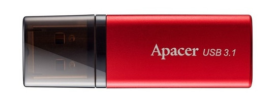 Флешка Apacer AH25B 128GB USB 3.1 Red (AP128GAH25BR-1) фото №1