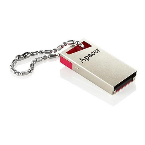 Флешка Apacer USB2.0 AH112 64GB Silver-Red (AP64GAH112R-1) фото №2