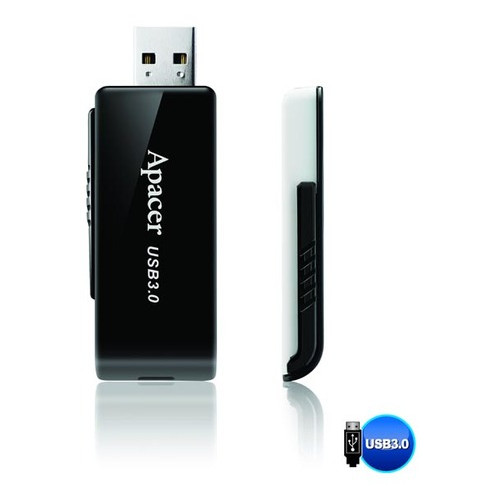 Флеш-накопичувач Apacer USB3.1 Gen.1 AH350 32GB Black (AP32GAH350B-1) фото №4