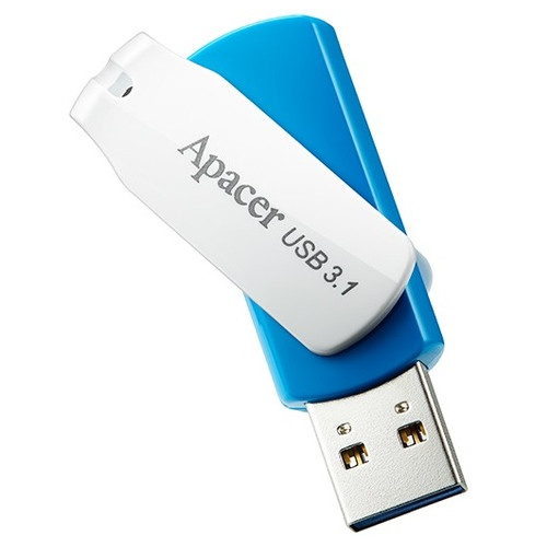 Flash USB3.1 32GB Apacer AH357 Blue/White (AP32GAH357U-1) фото №2