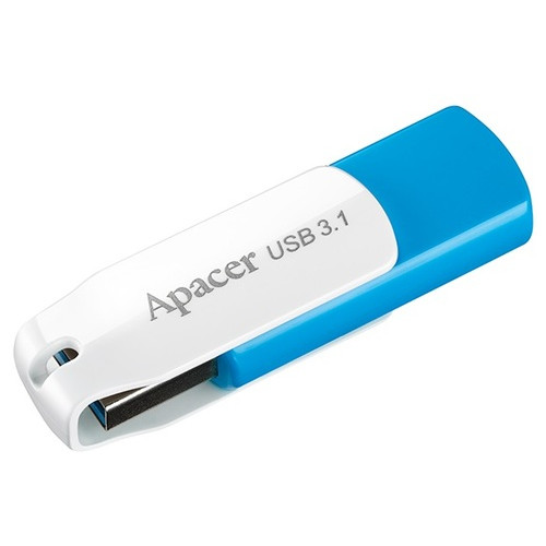Flash USB3.1 32GB Apacer AH357 Blue/White (AP32GAH357U-1) фото №1