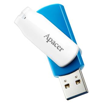Флешка Apacer 32GB USB 3.1 AH357 Blue/White (AP32GAH357U-1) фото №3