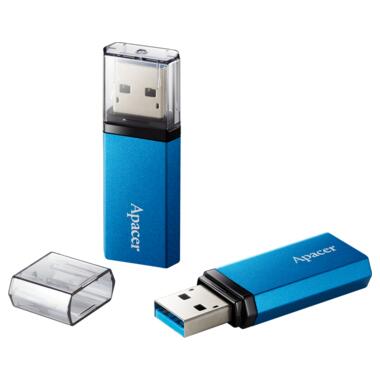 Флеш-накопичувач Apacer AH25C USB 3.2 Gen 1 (USB 3.0) 32GB Blue (AP32GAH25CU-1) фото №3