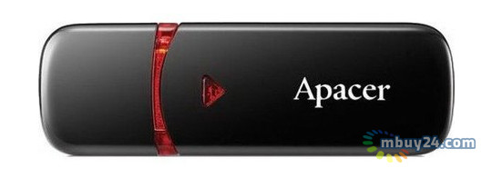 Флешка Apacer USB 2.0 32GB Black (AP32GAH333B-1) фото №1