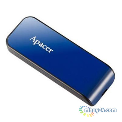 Флеш-накопичувач USB Apacer 16GB AH334 blue USB 2.0 (AP16GAH334U-1) фото №2