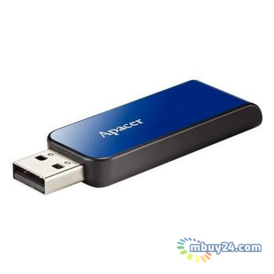 Флеш-накопичувач USB Apacer 16GB AH334 blue USB 2.0 (AP16GAH334U-1) фото №3
