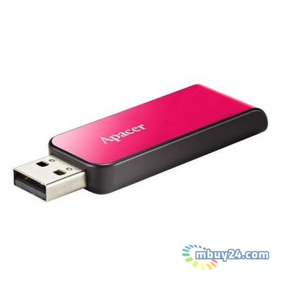 Флеш-накопичувач USB Apacer 16GB AH334 pink USB 2.0 (AP16GAH334P-1) фото №4