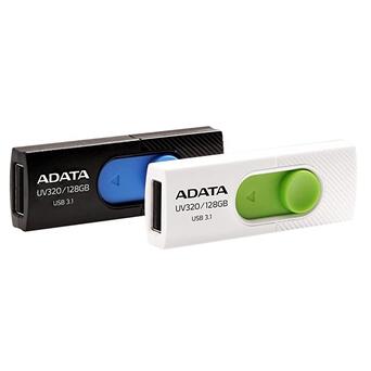 USB флеш накопичувач A-DATA 64GB UV320 Black/Blue USB 3.1 (AUV320-64G-RBKBL) фото №3