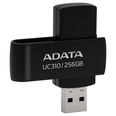 Флеш накоплювач A-DATA UC310 USB 3.2 Gen 1 (USB 3.0) 256GB Black (UC310-256G-RBK) фото №2