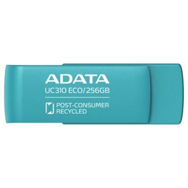 Флеш накопичувач A-DATA UC310 USB 3.2 Gen 1 (USB 3.0) 256GB Green (UC310E-256G-RGN) фото №1