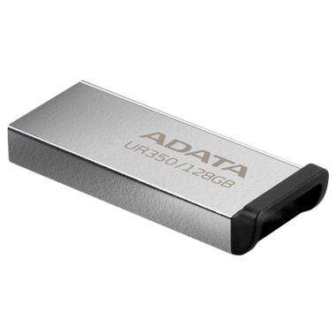 USB флеш накопитель ADATA 128GB UR 350 Silver/Black USB 3.2 (UR350-128G-RSR/BK) фото №2