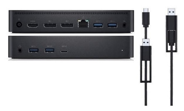Док-станція для ноутбука Dell USB 3.0 або USB-C Universal Dock D6000 (452-BCYH) фото №3