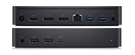 Док-станція для ноутбука Dell USB 3.0 або USB-C Universal Dock D6000 (452-BCYH) фото №2