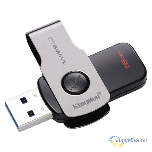 Флеш-накопитель USB Kingston DataTraveler Swivl 16GB USB3.0 (DTSWIVL/16GB) фото №1