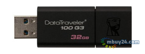 Флешка USB Kingston DT100 G3 32GB USB 3.0 (DT100G3 / 32GB) фото №4