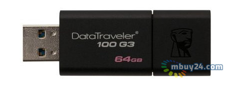 Флешка USB Kingston DT100 G3 64GB USB 3.0 (DT100G3 / 64GB) фото №5