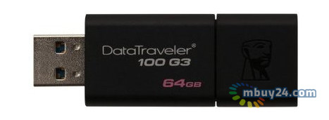 Флешка USB Kingston DT100 G3 64GB USB 3.0 (DT100G3 / 64GB) фото №7