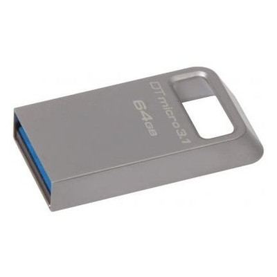 USB флеш накопичувач Kingston 64GB DataTraveler Micro USB 3.1 (DTMC3/64GB) фото №1