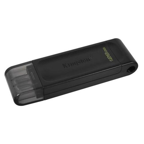 Флешка USB3.2 128GB Type-C Kingston DataTraveler 70 Black (DT70/128GB) фото №2