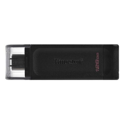 Флешка USB3.2 128GB Type-C Kingston DataTraveler 70 Black (DT70/128GB) фото №1