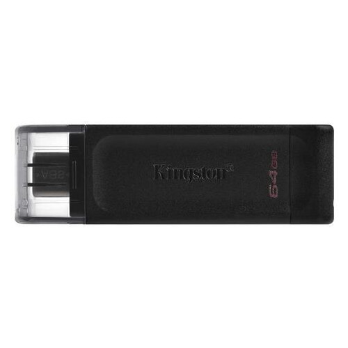 Флешка USB3.2 64GB Type-C Kingston DataTraveler 70 Black (DT70/64GB) фото №1