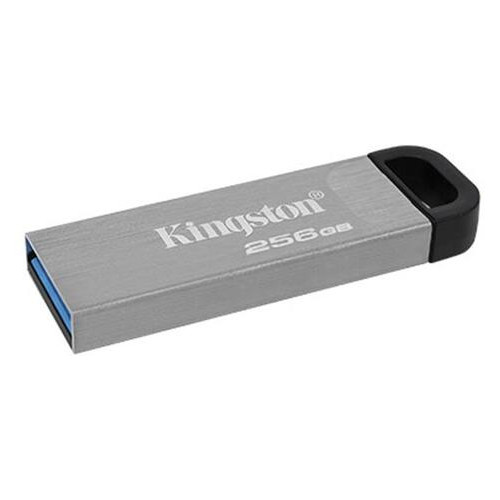 Флеш-накопичувач 3.2 256GB Kingston DataTraveler Kyson Silver/Black (DTKN/256GB) фото №2