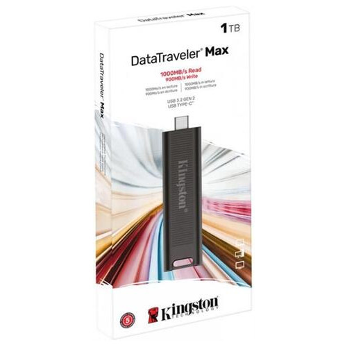 Флешка Kingston DataTraveler Max USB3.2 1TB Black (DTMAX/1TB) фото №9