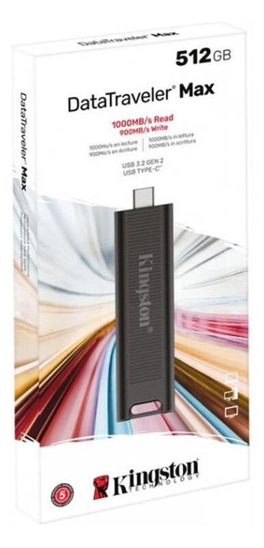 Флешка USB3.2 512GB Kingston DataTraveler Max Black (DTMAX/512GB) фото №8