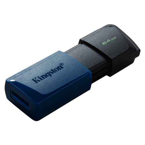 Флеш-накопичувач USB3.2 64GB Kingston DataTraveler Exodia M Black/Blue (DTXM/64GB) фото №2