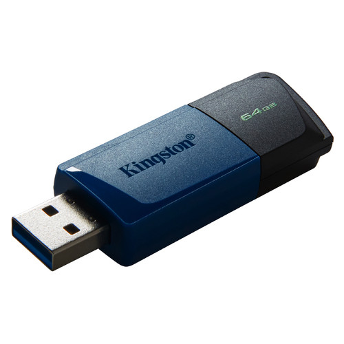 Флеш-накопичувач USB3.2 64GB Kingston DataTraveler Exodia M Black/Blue (DTXM/64GB) фото №1