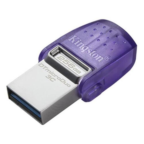Флеш-накопичувач USB3.2 256GB Type-C Kingston DataTraveler microDuo 3C (DTDUO3CG3/256GB) фото №1