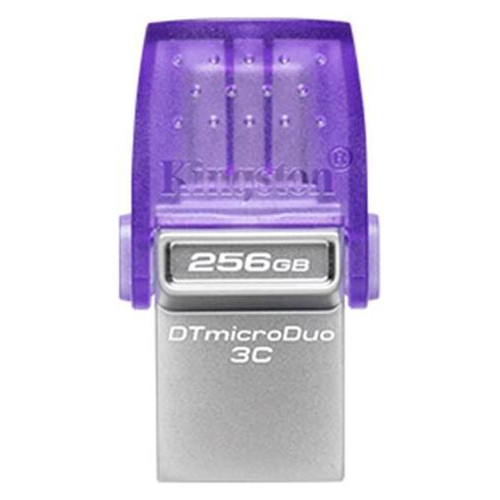Флеш-накопичувач USB3.2 256GB Type-C Kingston DataTraveler microDuo 3C (DTDUO3CG3/256GB) фото №2