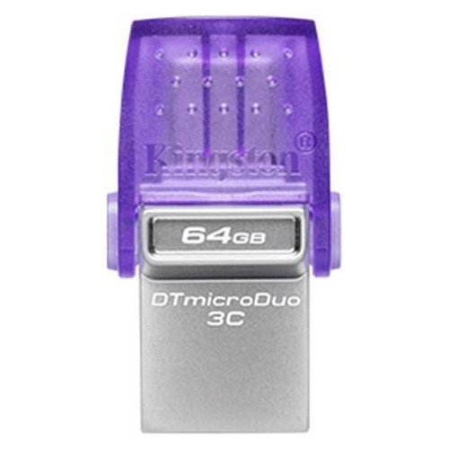 Флеш-накопичувач USB3.2 64GB Type-C Kingston DataTraveler microDuo 3C (DTDUO3CG3/64GB) фото №2