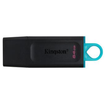 Флешка KINGSTON DT Exodia 64GB USB 3.2 Black/Teal фото №3