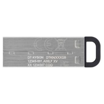 Флешка KINGSTON DT Kyson 256GB USB 3.2 Silver/Black фото №2