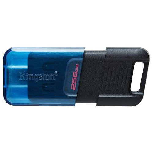 Флеш-накопичувач USB3.2 256GB Type-C Kingston DataTraveler 80 M Blue/Black (DT80M/256GB) фото №1