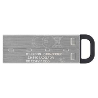 Флешка USB 3.2 Kingston 64GB DataTraveler Kyson silver/black (DTKN/64GB) фото №3