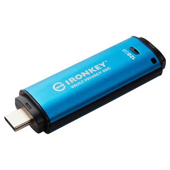 USB-С накопичувач із шифруванням Kingston 128 GB IronKey Vault Privacy 50C (IKVP50C/128GB) фото №3