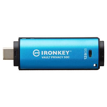 USB-С накопичувач із шифруванням Kingston 128 GB IronKey Vault Privacy 50C (IKVP50C/128GB) фото №4