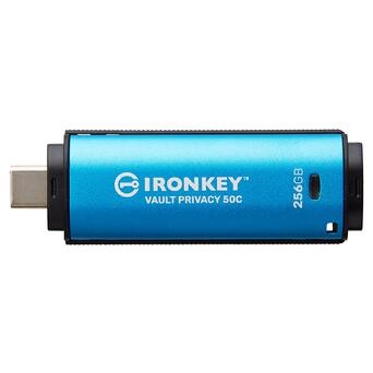 USB-С накопичувач із шифруванням Kingston 256GB IronKey Vault Privacy 50C (IKVP50C/256GB) фото №4