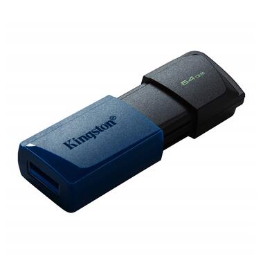 Флеш накоплювач Kingston DT Exodia M USB3.2 Gen.1 64GB Black/Blue (DTXM/64GB-2P) фото №2