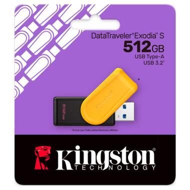 USB флеш накопитель Kingston 512GB DataTraveler Exodia S USB 3.2 (DTXS/512GB) фото №3