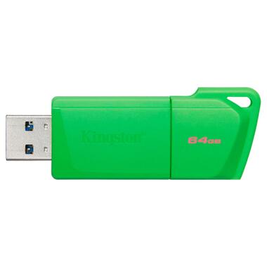 USB флеш накопитель Kingston 64GB DataTraveler Exodia M Green USB 3.2 (KC-U2L64-7LG) фото №2