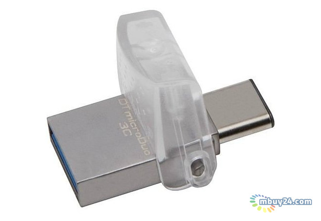Флешка Kingston USB3.1 64Gb DataTraveler microDuo 3C (DTDUO3C/64GB) фото №1