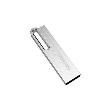 Флешка USAMS USB Flash Disk Aluminum Alloy High Speed 4GB US-ZB0101 срібна фото №1