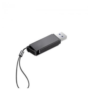 Флешка USAMS USB3.0 Rotatable High Speed Flash Drive 32GB US-ZB195 сіра фото №4