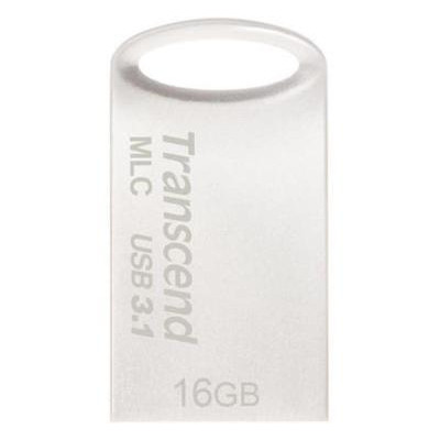 USB флеш накопичувач Transcend 16GB JetFlash 720 Silver Plating USB 3.1 (TS16GJF720S) фото №1