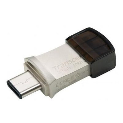 USB флеш накопичувач Transcend 32GB JetFlash 890S Silver USB 3.1 (TS32GJF890S) фото №2